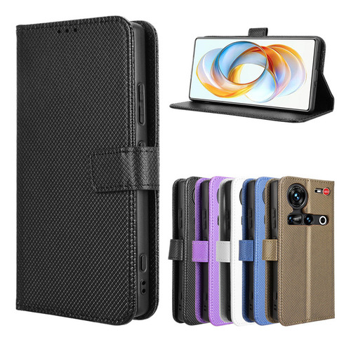Funda Para Nubia Z70 Ultra Estampado De Diamante+mica