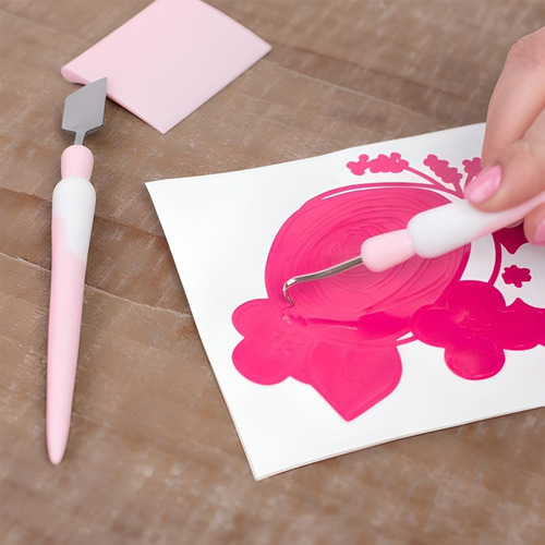 Imagen 4 de 8 de Kit De Herramientas Rosa Silhouette/ Lider-art By Grafimundo
