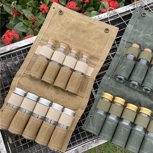 L Estuche De Lona Para Barbacoa Juego De Mini Agujeros Caja