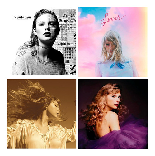 Combo Taylor Swift Reputation+lover+fearless+speak Now Tv