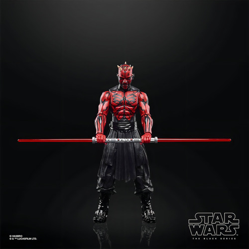 Figura De Acción Star Wars The Black Series Darth Maul +3