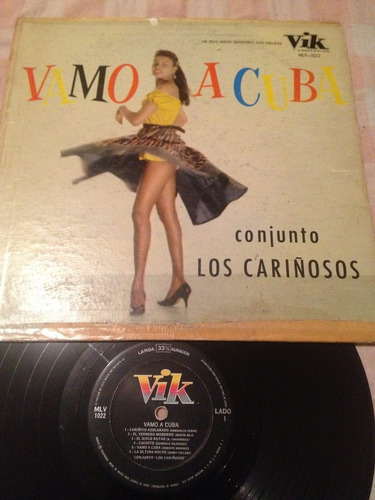Conjunto Los Cariñosos Vamo Acuba Disco De Vinil 