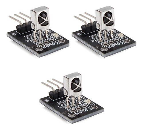 3 Piezas De Modulo Ky-022 Sensor Receptor Infrarrojo Ir Pic