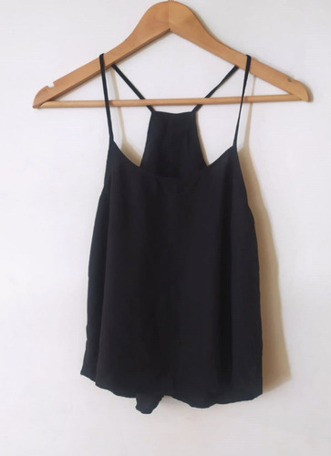 Musculosa Negra Mujer Verano