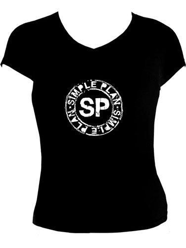 Blusa Simple Plan Pop Punk Rock Dama Tv Camiseta Urbanoz