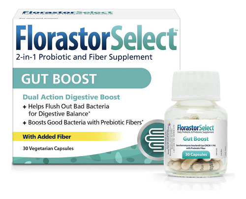 Suplemento Florastor Select Gut Boost Probiotic 30 Cápsulas