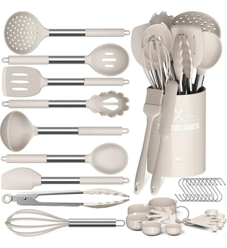 Set 43 Utensilios De Cocina Antiadherentes De Silicona