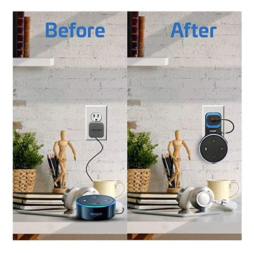 Coby 2da Generación Echo Dot Soporter Montaje De Pared Para