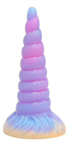 Consolador Pene Dildo Tentaculo Unicornio Alien Fluorescente