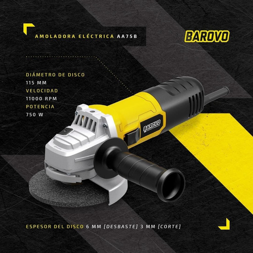 Barovo AA75B - Amarillo - 220V - 50 Hz