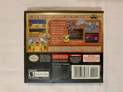 Pokemon Mystery Dungeon Explorers Of Darkness Nintendo Ds (Usado)