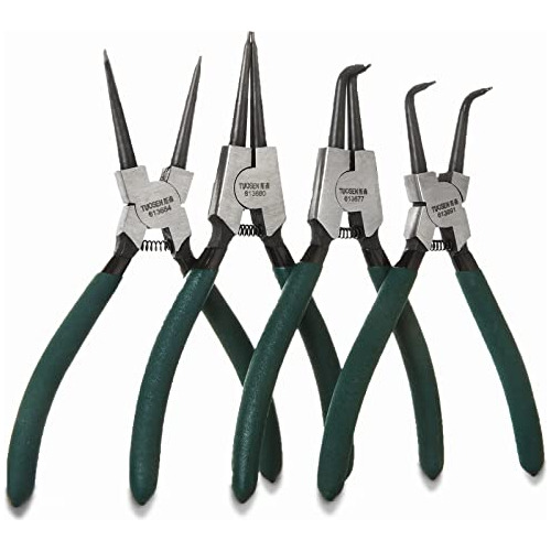 4 Pcs 7 Inch Snap Ring Pliers Set Heavy Duty Internal E...