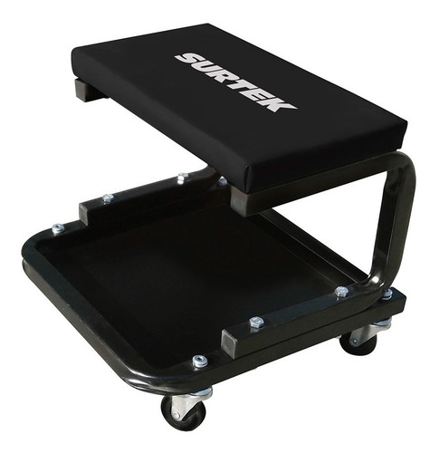 Banco Para Mecánico Acolchado 14'' Surtek® Con Ruedas