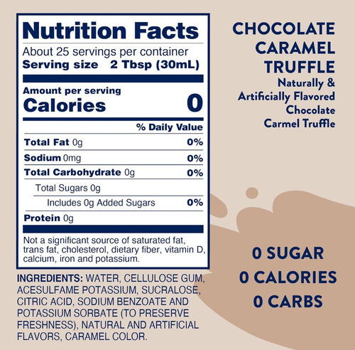 Jordans Skinny Jarabe Chocolate Caramel Truffle