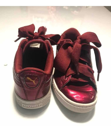 Tênis Infantil Menina Puma Verniz Super Novo Original