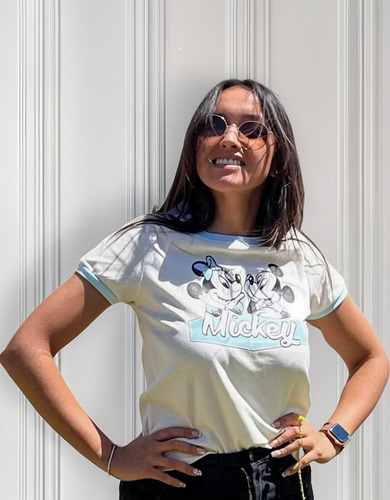 Polera Mujer Diseño Disney Excelente Calidad