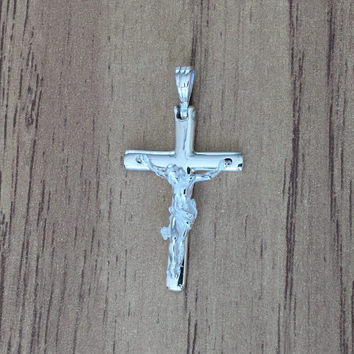 Imagen 5 de 10 de Dije Cristo De Plata .925 Hombre Mujer Agálea Joyería
