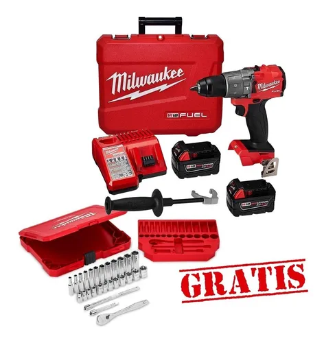 Taladro Rotomartillo 18v M18 Fuel + Dados 280422 Milwaukee