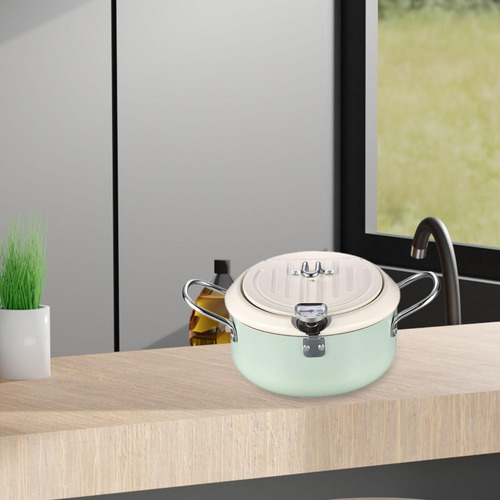 Deep Fryer Pot Soup Pot Frying Chicken Pot For Veggies Blue