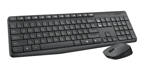 Teclado E Mouse Sem Fio Logitech Mk235 - Abnt2 - 920-007903
