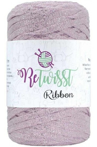 Ribbon Lurex - Rosado Pastel ( Pack De 3 Unidades) 