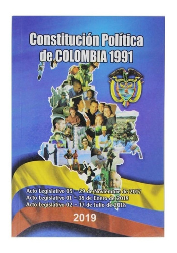 Constitucion Politica De Colombia Actualizada * 24 Unidades 