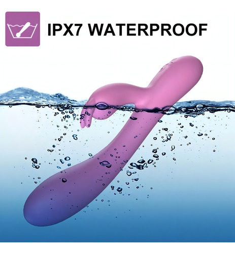 Vibrador de aquecimento recarregável Dildo Rabbit Vibrator