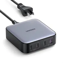 Comprar Ugreen Nexode 100w Gan Cargador Usb C, Cargador Multiple Con 4 Puertos, Pd\u002Fpps Carga Rápida Con 2m Cable Alimentación Para Macbook Pro iPad Pro Air Galaxy S22 S21 iPhone 14 13 Steam Deck Y Más