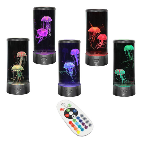 Lámpara Led Lightahead Jellyfish Redonda Con Mando A Distanc