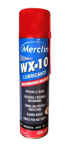 Lubricante Merclin Wx-10 Multiuso 5en1 Contiene Teflon 427ml
