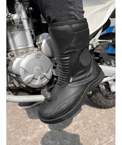 Botas Moto Touring Ruta Punto Extremo Cuero Proteccion Sia+