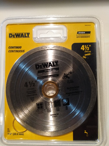 Disco Corte 115mm Dewalt Diamantado Turbo 