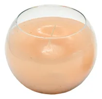 Comprar Fanal Vela Cera Aromática Perfumada Vidrio Souvenir Grande 