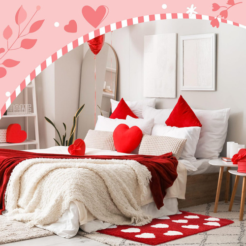 Tapete De Baño Antideslizante En Forma De Corazón