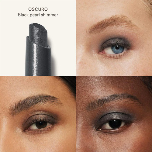 Ilia Eye Stylus Shadow Stick - Long-lasting Cream Eyeshadow Oscuro - Shimmer Black Pearl