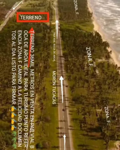 Terreno En Boca De Aroa