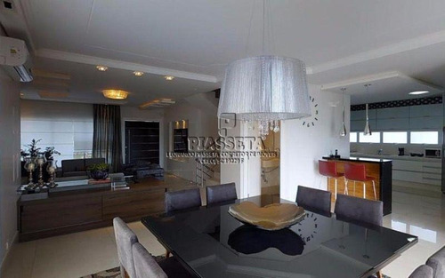Imagem 5 de 15 de Casa Mobiliada Luxuosa Em Condomínio Fechado Com Vista Para O Mar No João Paulo - Ca0026