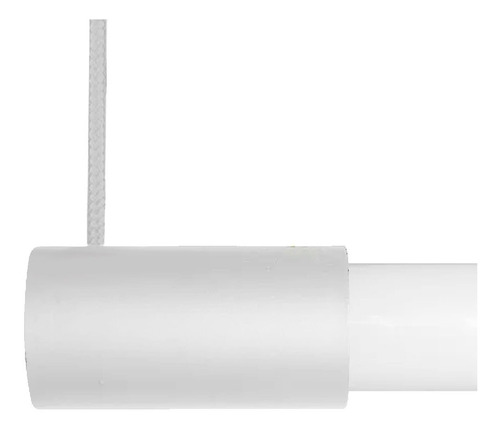 Imagem 6 de 6 de Pendente Slim Para Lâmpada Tubular Led Preto / Branco