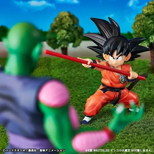 Estátua Goku Criança Com Bastão Dragon Ball Figure coleção