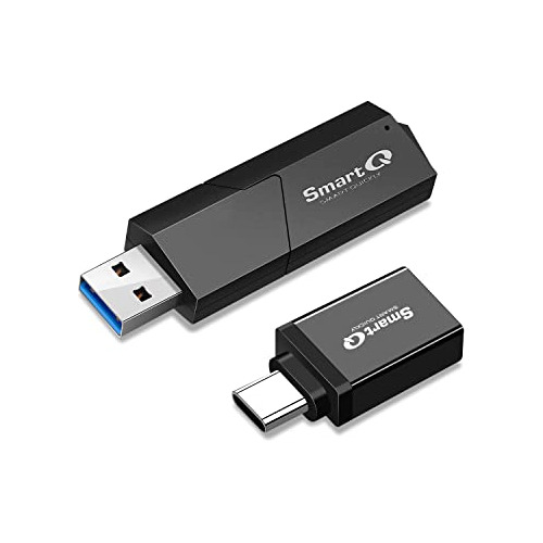 Lector De Tarjetas Usb 3.0 Y Adaptador Usb-c Smartq C307