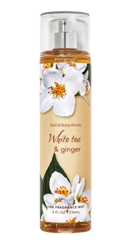 White Tea & Ginger Fine Fragance Mist Bath And Body Works 