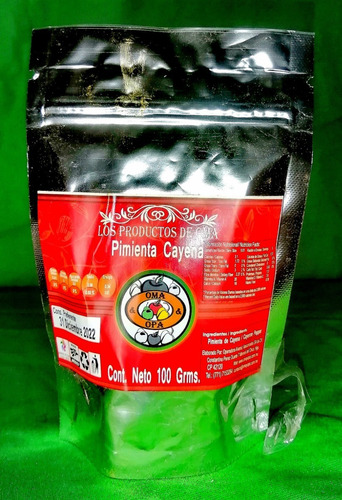 Pimienta Cayena En Polvo 100 Grms 2 Piezas