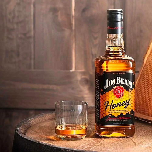 Imagem 2 de 3 de Whisky Jim Beam Honey 1000ml 1l