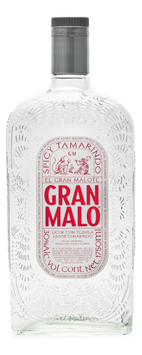 Gran Malo Spicy Tamarido Licor De Tequila Gran Malote 1750ml