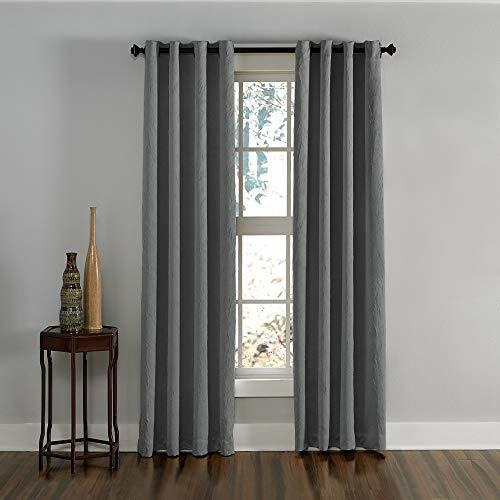 Panel Cortina Ojales Lenox Gris