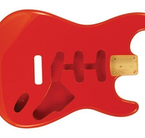 Caja Sólida De Guitarra E Carrocería Wd Strat Fiesta Rojo