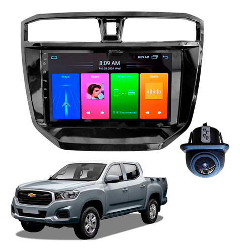Estéreo Android 2+32g Cámara Chevrolet S10 Max 2021-24