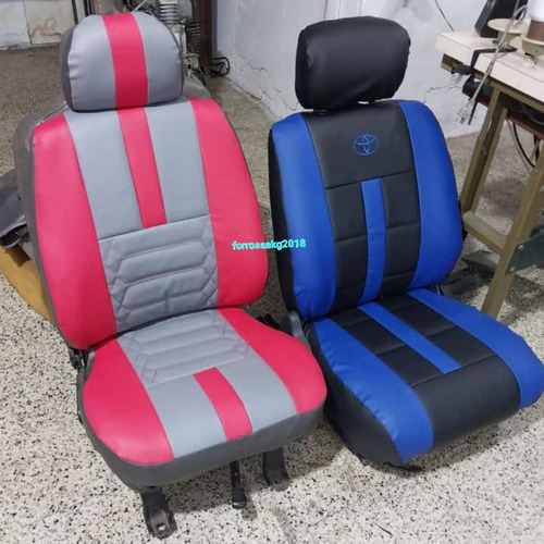 Forros Asiento Semicuero Bipiel Acolchado Corolla Pantallita