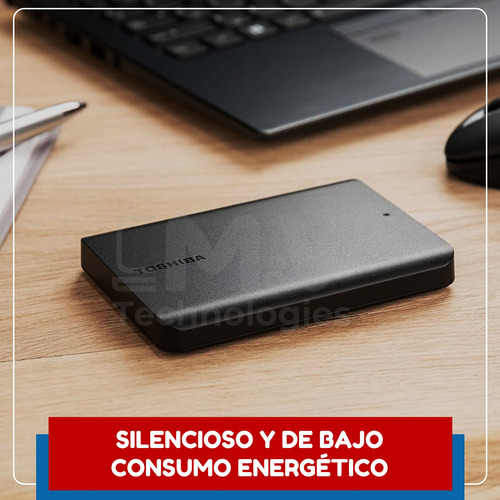 Disco Duro Externo 4tb Toshiba Canvio Basics Usb 3.0 Negro