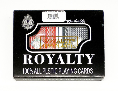 Remis Royal Cartas Royalty 100% Plastico All Plastic Playing